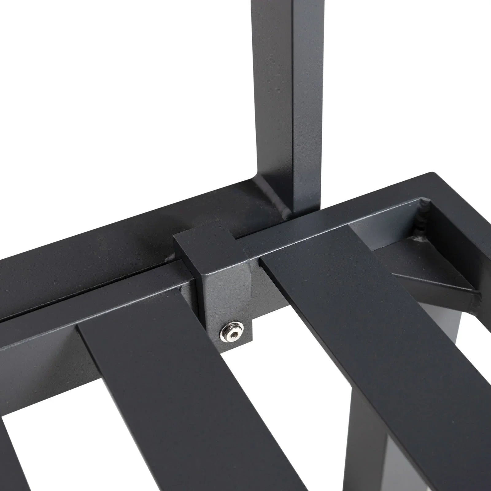 Chelsea 7-Piece Patio Sectional Set in Black Aluminum with Fire Pit Table - Elax Furniture