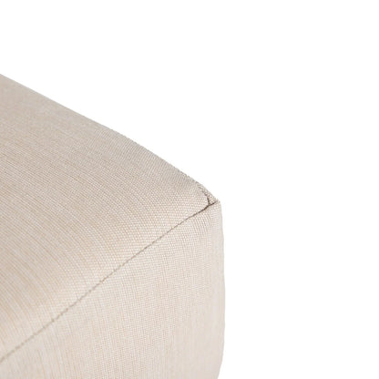 Chelsea 7-Piece Patio Sectional Set in Black Aluminum with Fire Pit Table - Elax Furniture