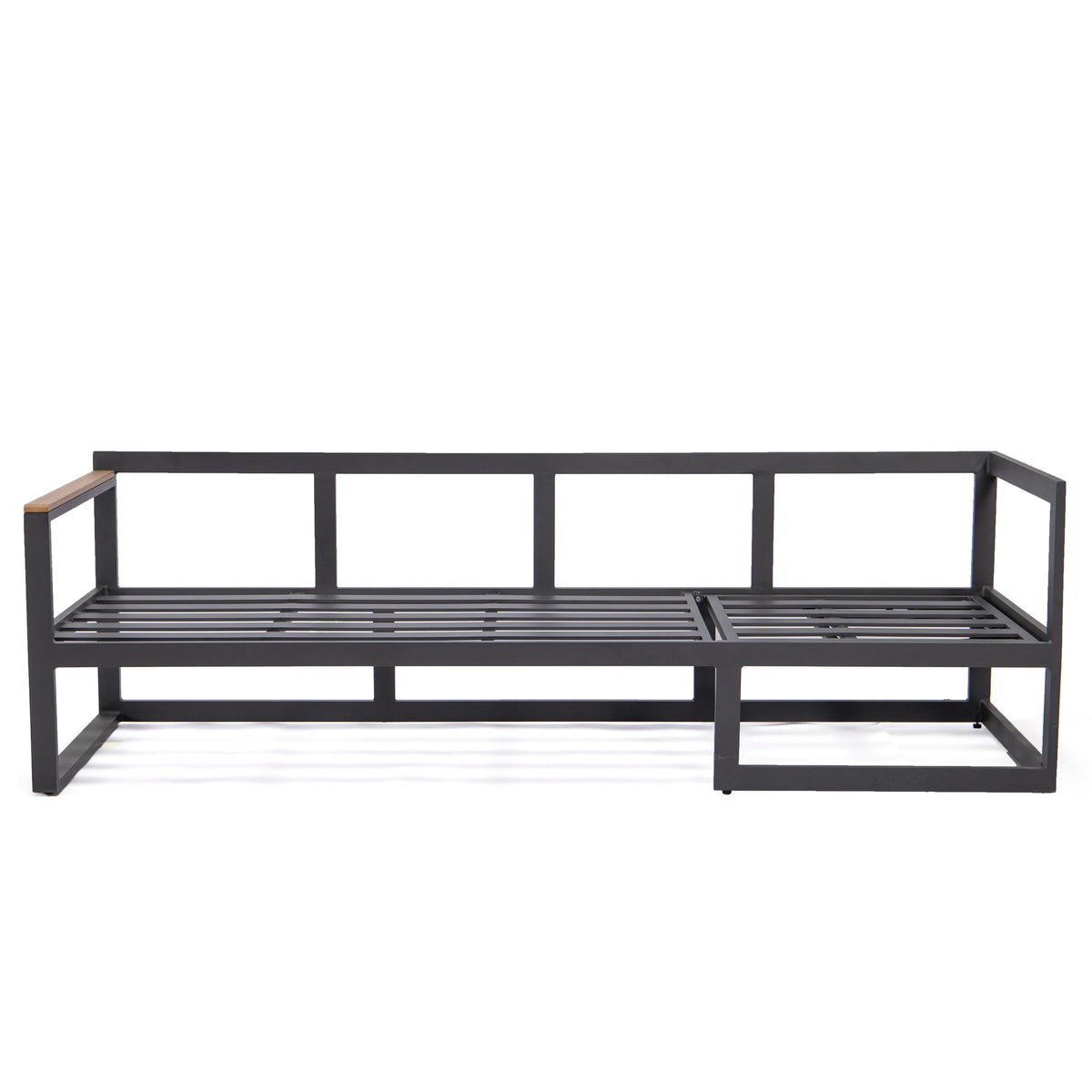 Chelsea 3-Seater Sofa in Black Frame with Cushions - Elax Furniture