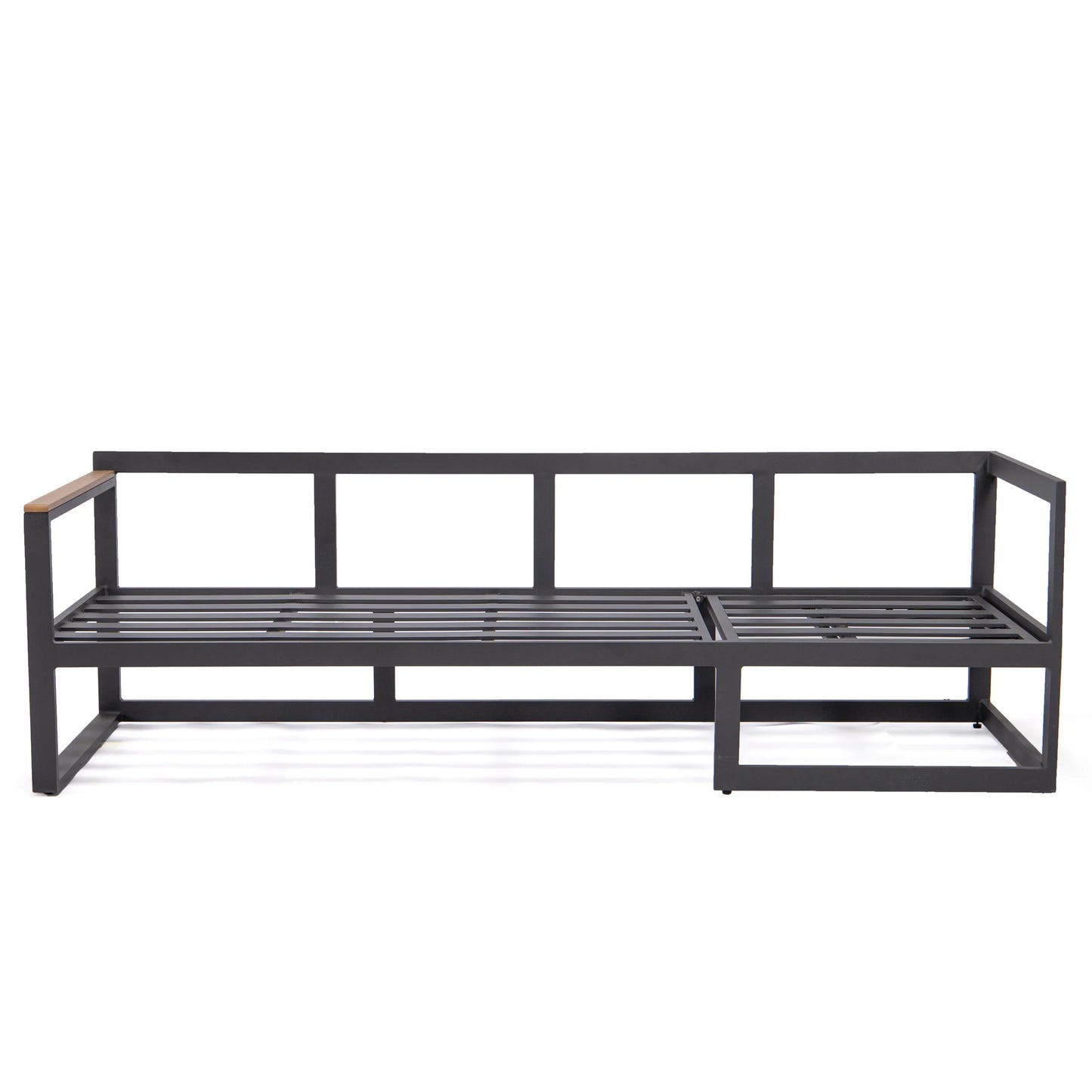 Chelsea 3-Seater Sofa in Black Frame with Cushions - Elax Furniture