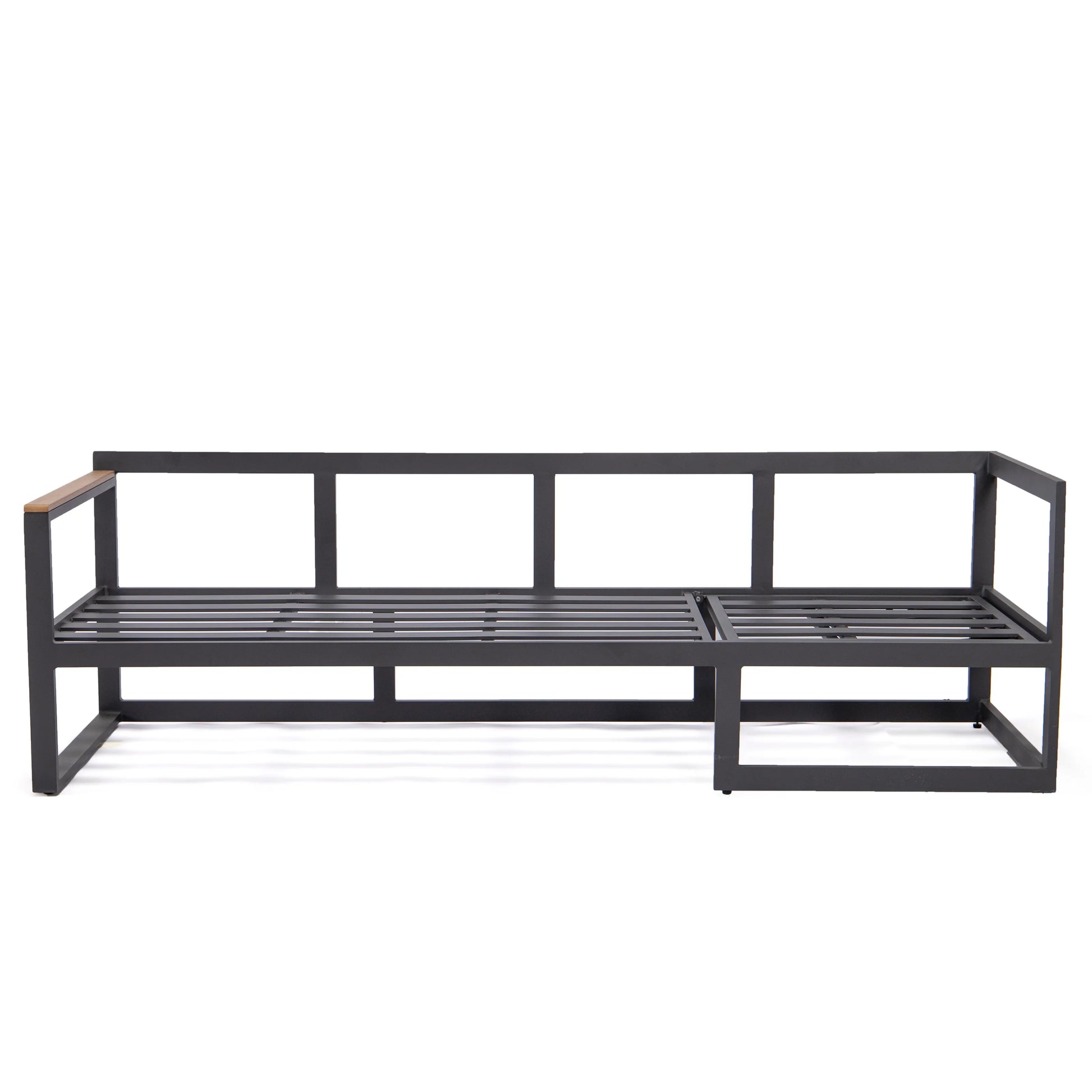 Chelsea 3-Seater Sofa in Black Frame with Cushions - Elax Furniture