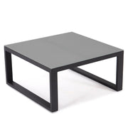 Chelsea Black Sectional With Adjustable Headrest & Coffee Table With Two Tone Cushions - Elax Furniture