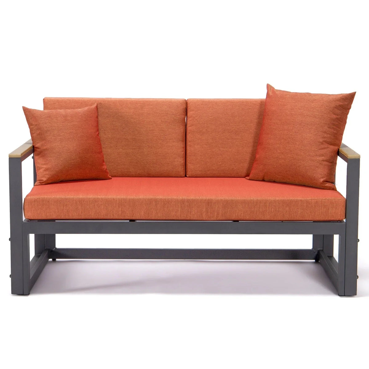 Chelsea Black Sectional With Adjustable Headrest & Coffee Table With Cushions - Elax Furniture
