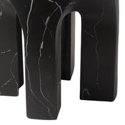 Crus Fiberstone Outdoor Side Table With Arched Base Design - Elax Furniture