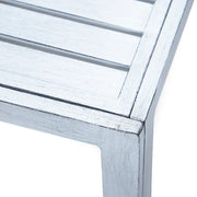Chelsea 7-Piece Patio Sectional And Coffee Table Set In Weathered Grey Aluminum With Cushions - Elax Furniture