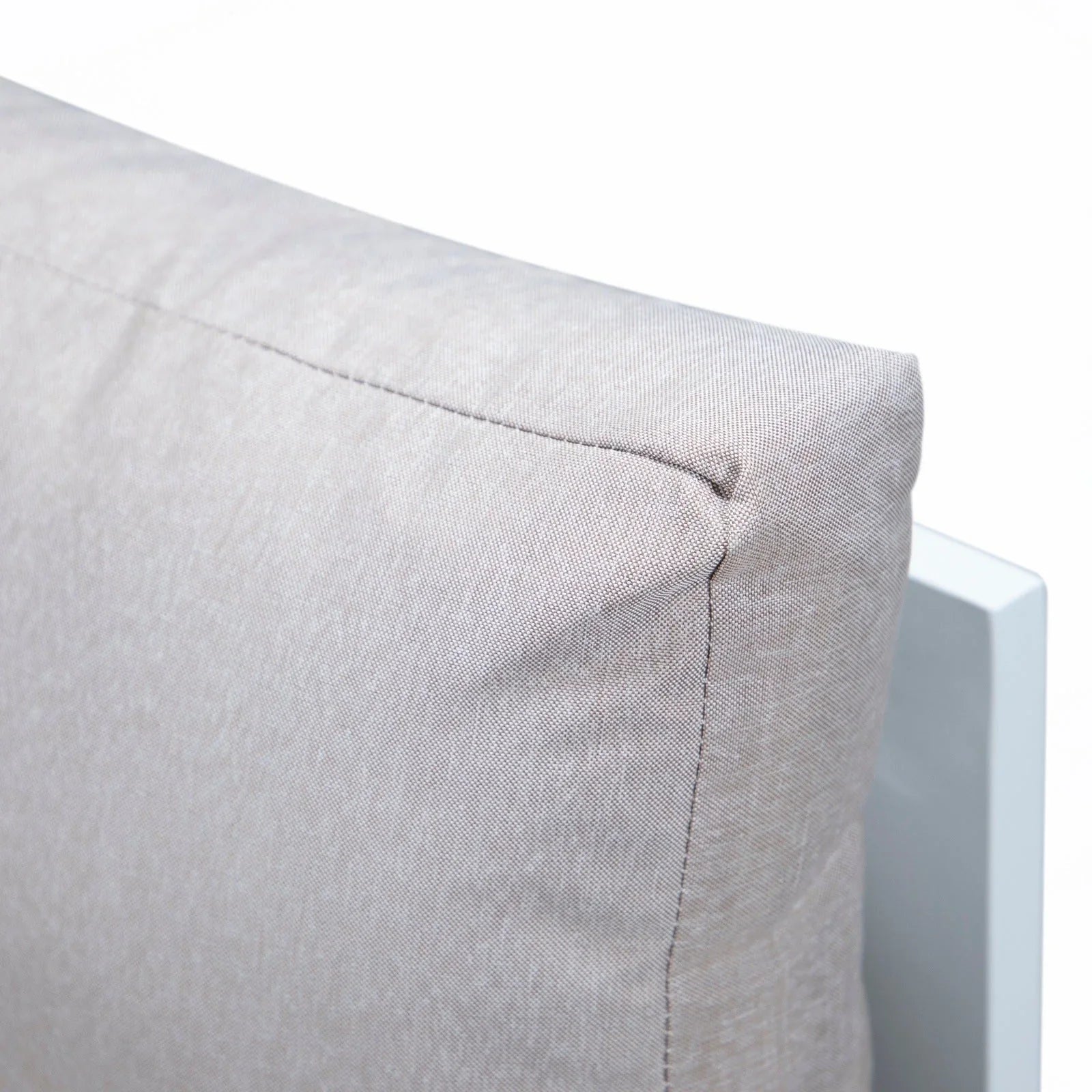 Chelsea 6-Piece Patio Sectional In White Aluminum With Cushions - Elax Furniture