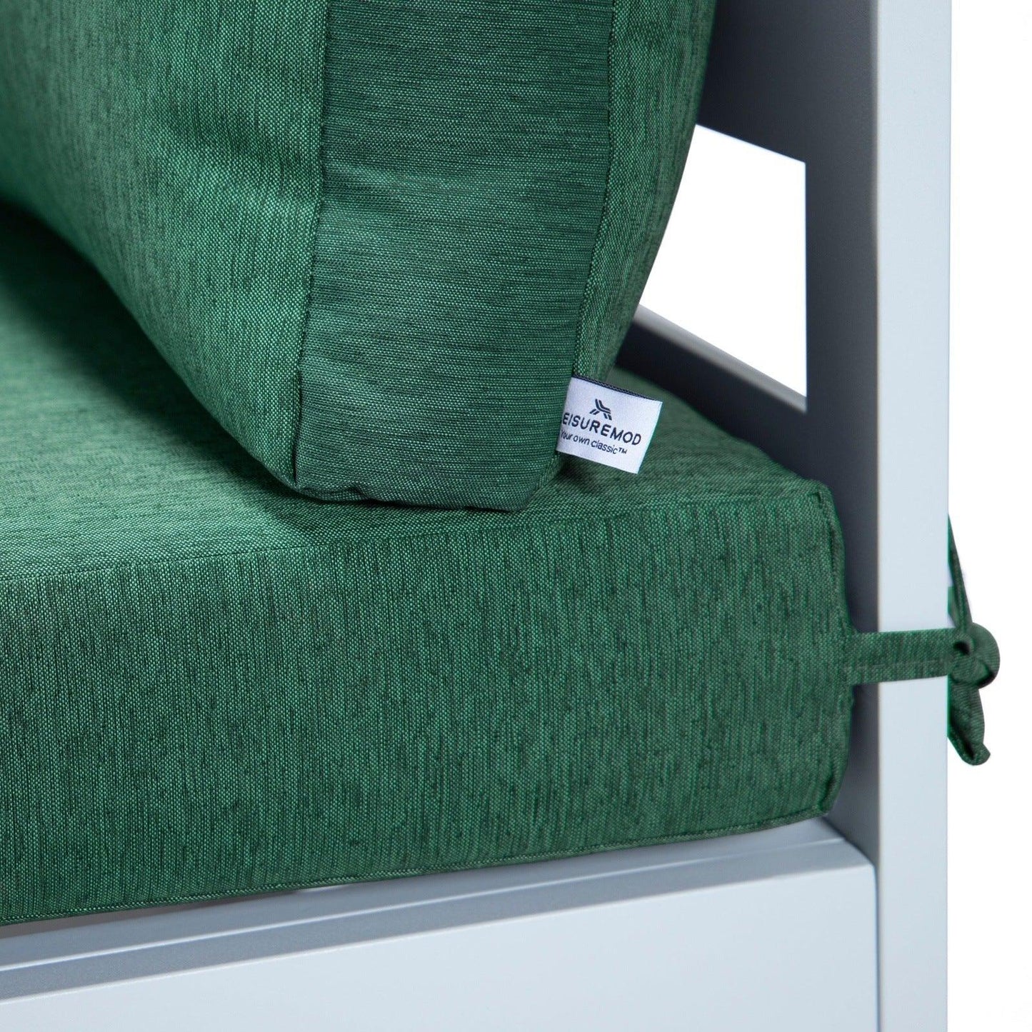 Chelsea 6-Piece Patio Sectional In White Aluminum With Cushions - Elax Furniture