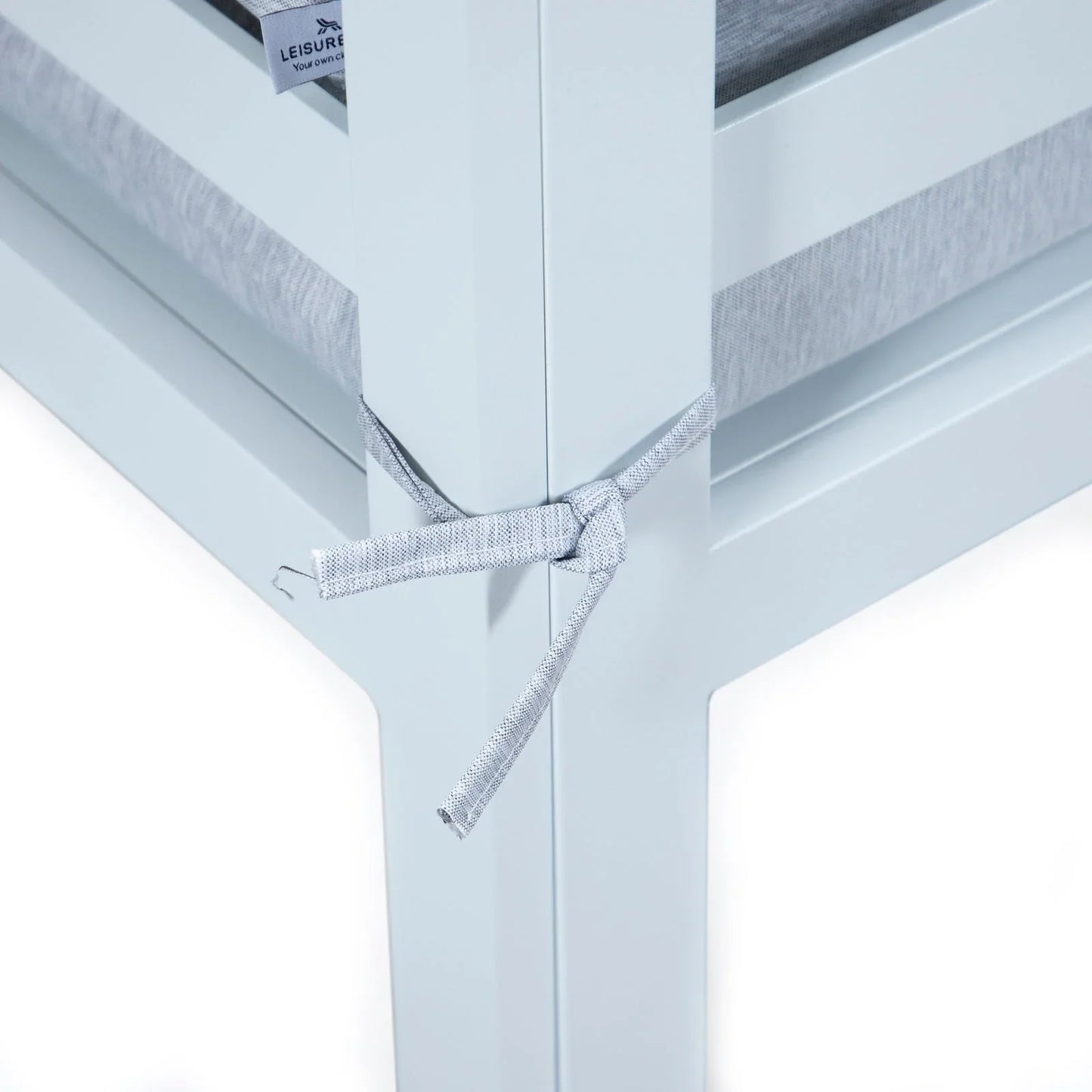 Chelsea 6-Piece Patio Sectional In White Aluminum With Cushions - Elax Furniture