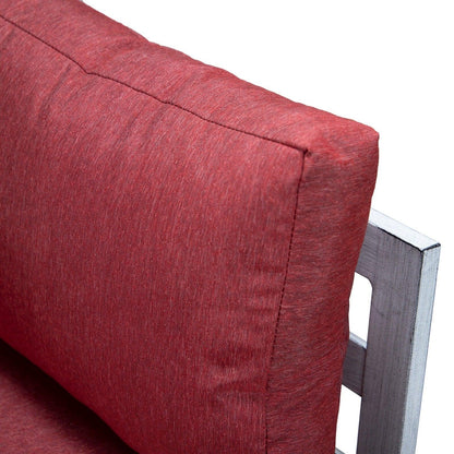 Chelsea 6-Piece Patio Sectional In Weathered Grey Aluminum With Cushions - Elax Furniture