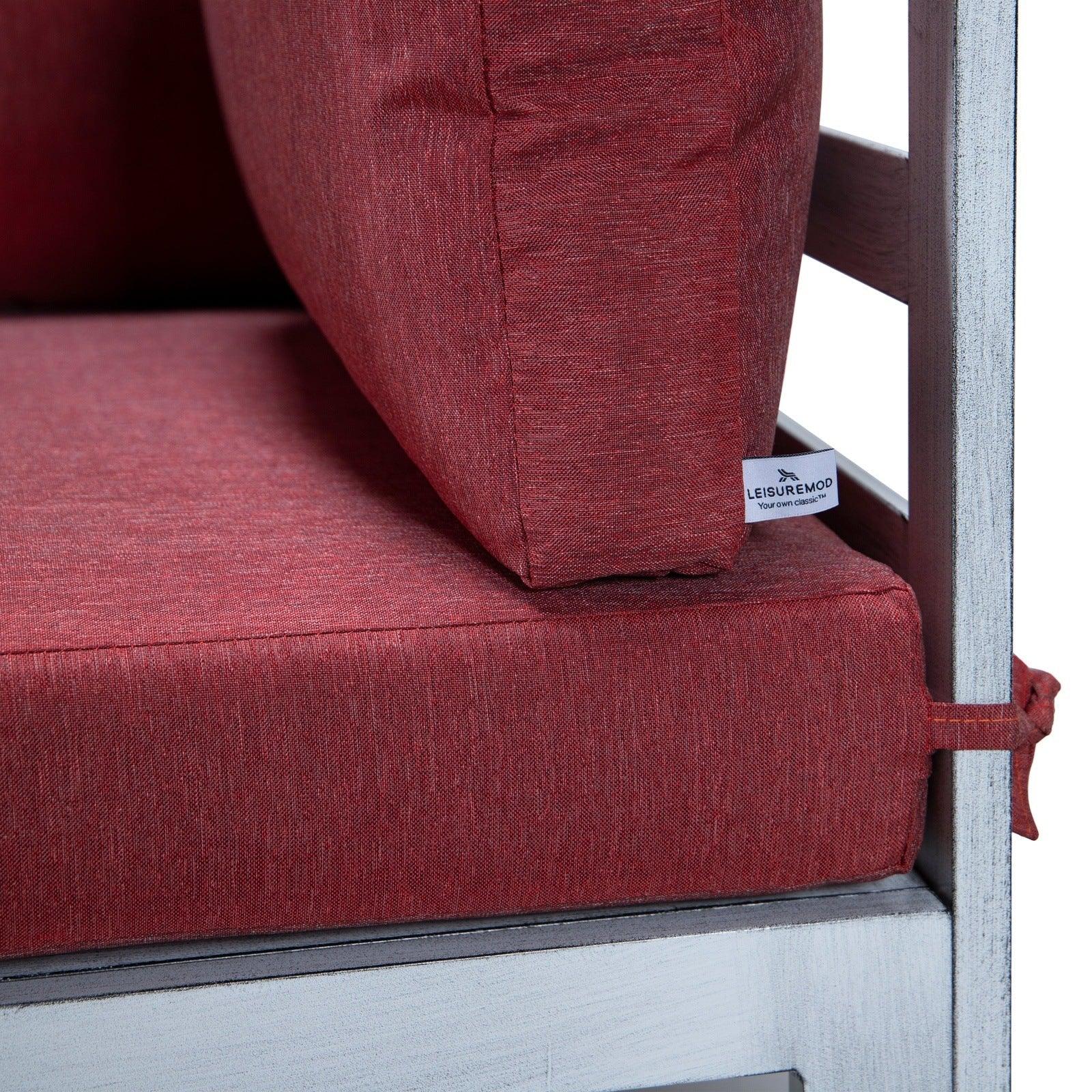 Chelsea 6-Piece Patio Sectional In Weathered Grey Aluminum With Cushions - Elax Furniture