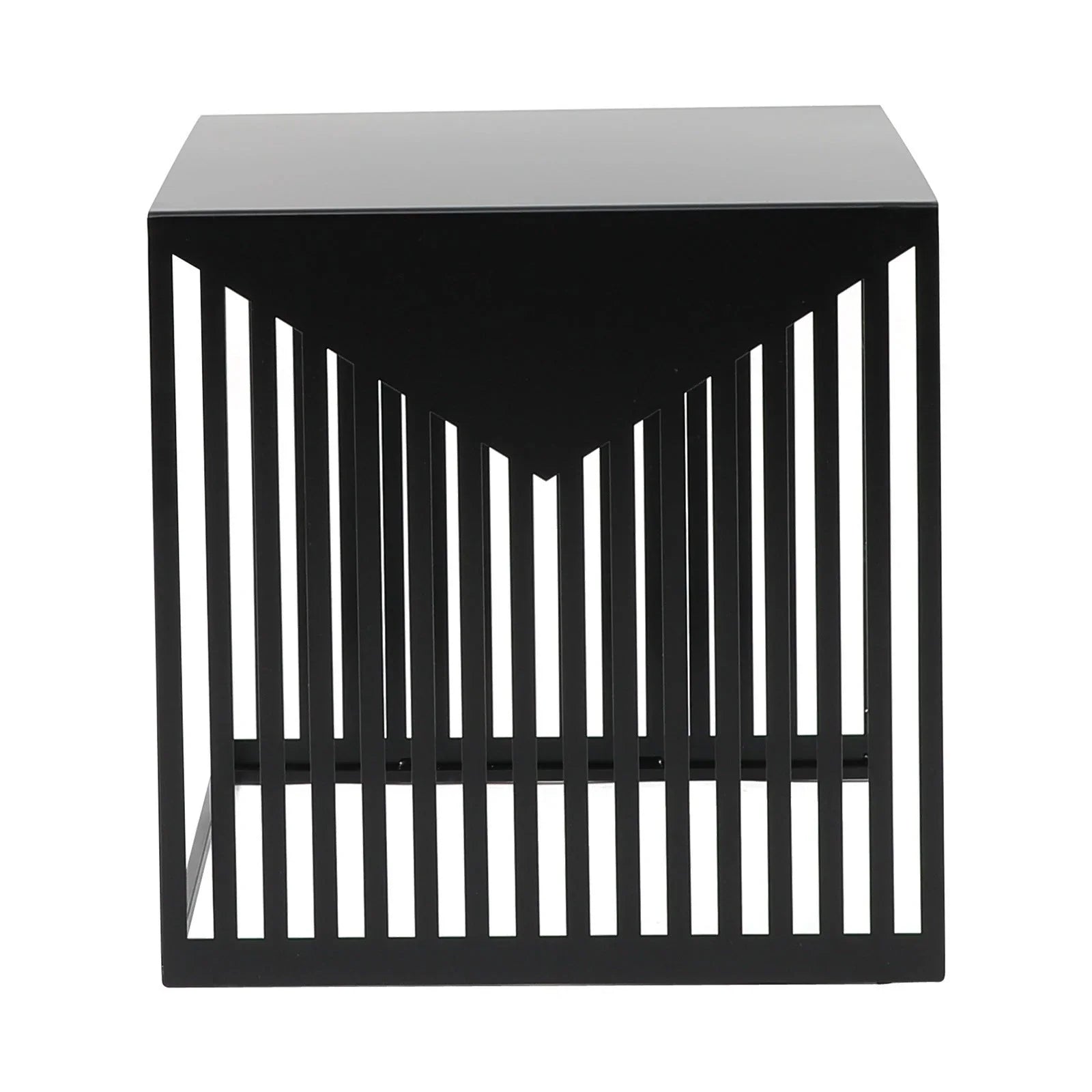 Cisco Modern Square Steel Side Table with Powder Coated Finish - Elax Furniture