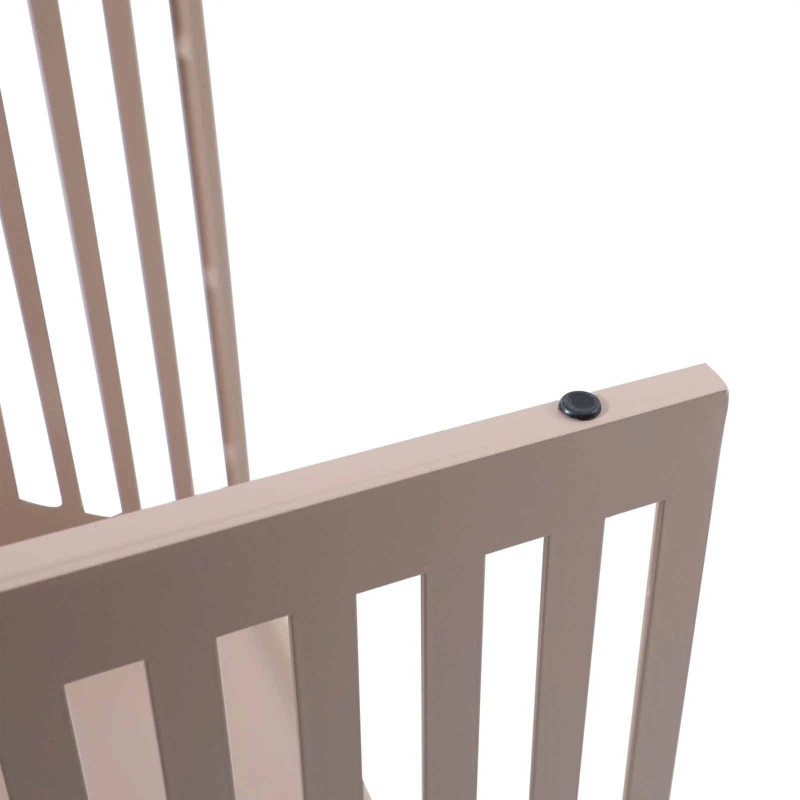 Cisco Modern Square Steel Side Table with Powder Coated Finish - Elax Furniture