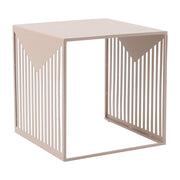 Cisco Modern Square Steel Side Table with Powder Coated Finish - Elax Furniture