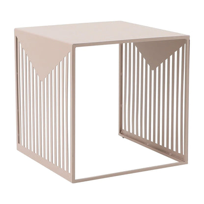 Cisco Modern Square Steel Side Table with Powder Coated Finish - Elax Furniture
