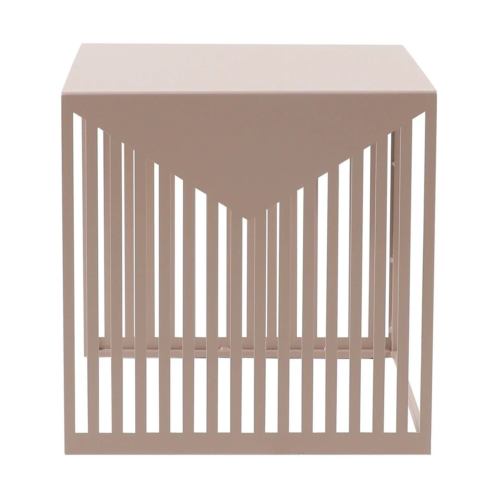 Cisco Modern Square Steel Side Table with Powder Coated Finish - Elax Furniture