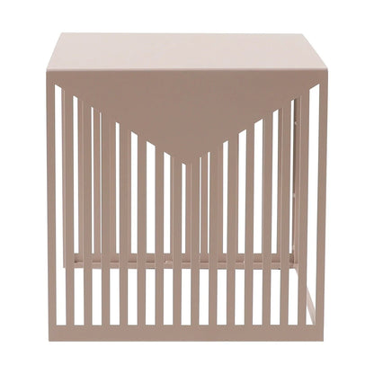 Cisco Modern Square Steel Side Table with Powder Coated Finish - Elax Furniture