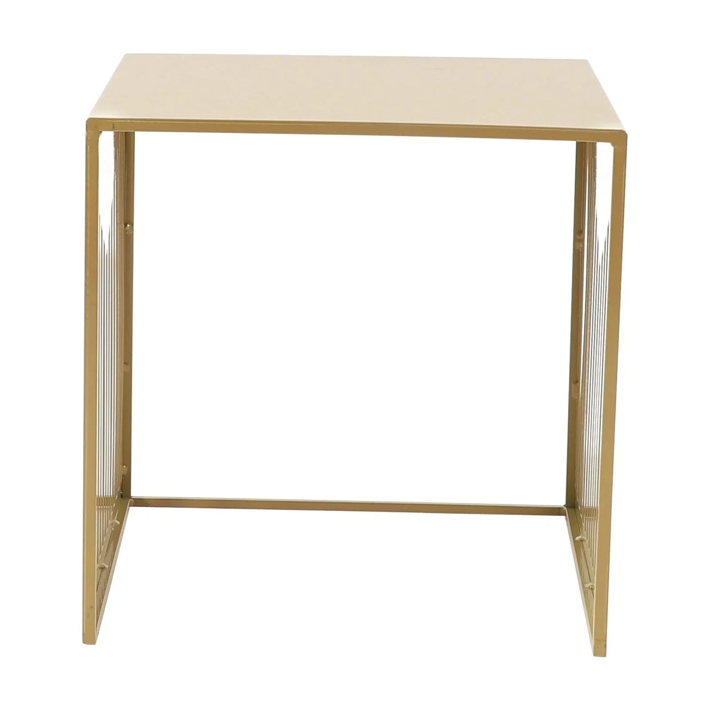 Cisco Modern Square Steel Side Table with Powder Coated Finish - Elax Furniture