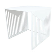 Cisco Modern Square Steel Side Table with Powder Coated Finish - Elax Furniture