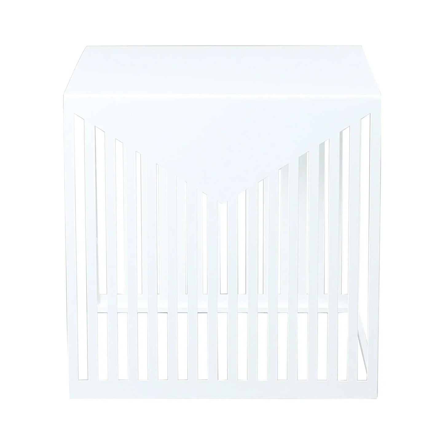 Cisco Modern Square Steel Side Table with Powder Coated Finish - Elax Furniture