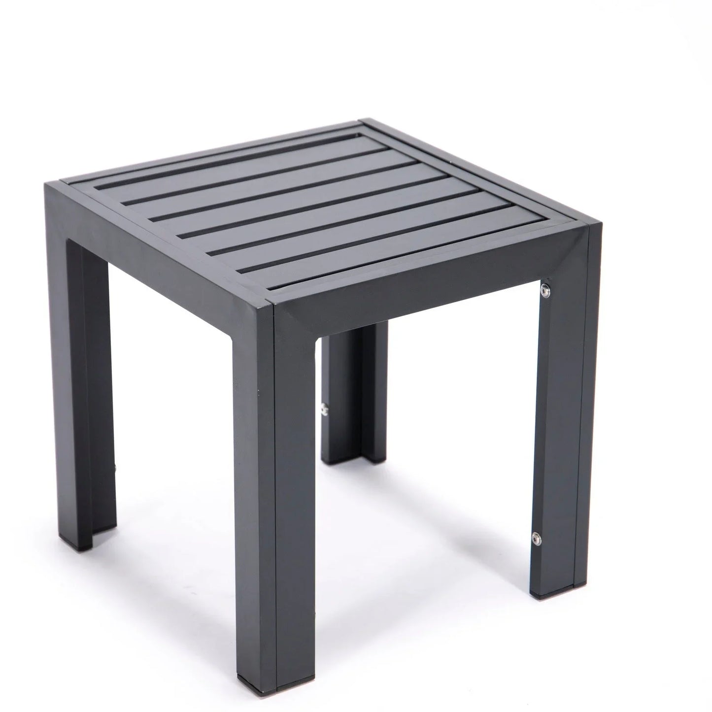 Chelsea Modern Aluminum Patio Side Table - Elax Furniture