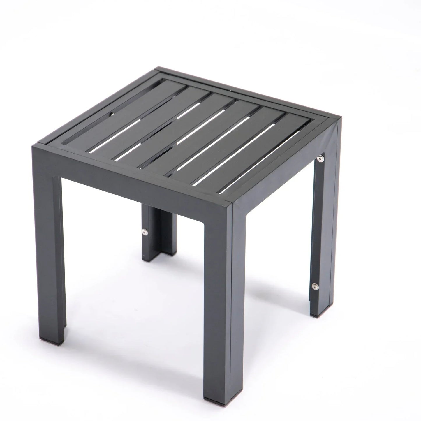 Chelsea Modern Aluminum Patio Side Table - Elax Furniture