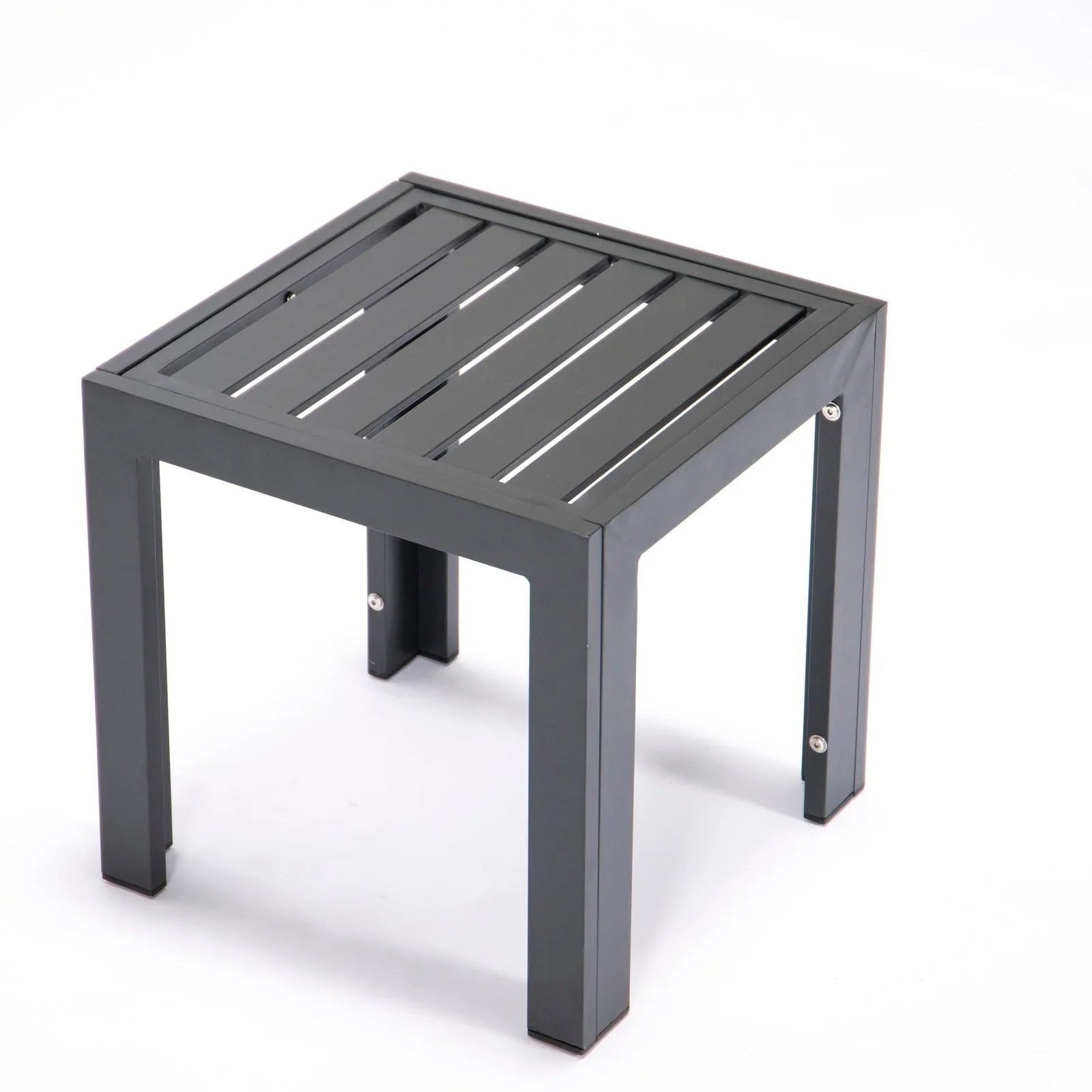 Chelsea Modern Aluminum Patio Side Table - Elax Furniture