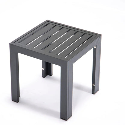 Chelsea Modern Aluminum Patio Side Table - Elax Furniture