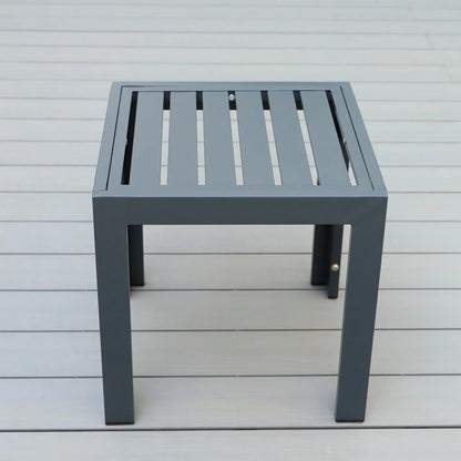 Chelsea Modern Aluminum Patio Side Table - Elax Furniture
