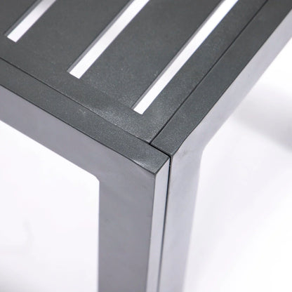 Chelsea Modern Aluminum Patio Side Table - Elax Furniture