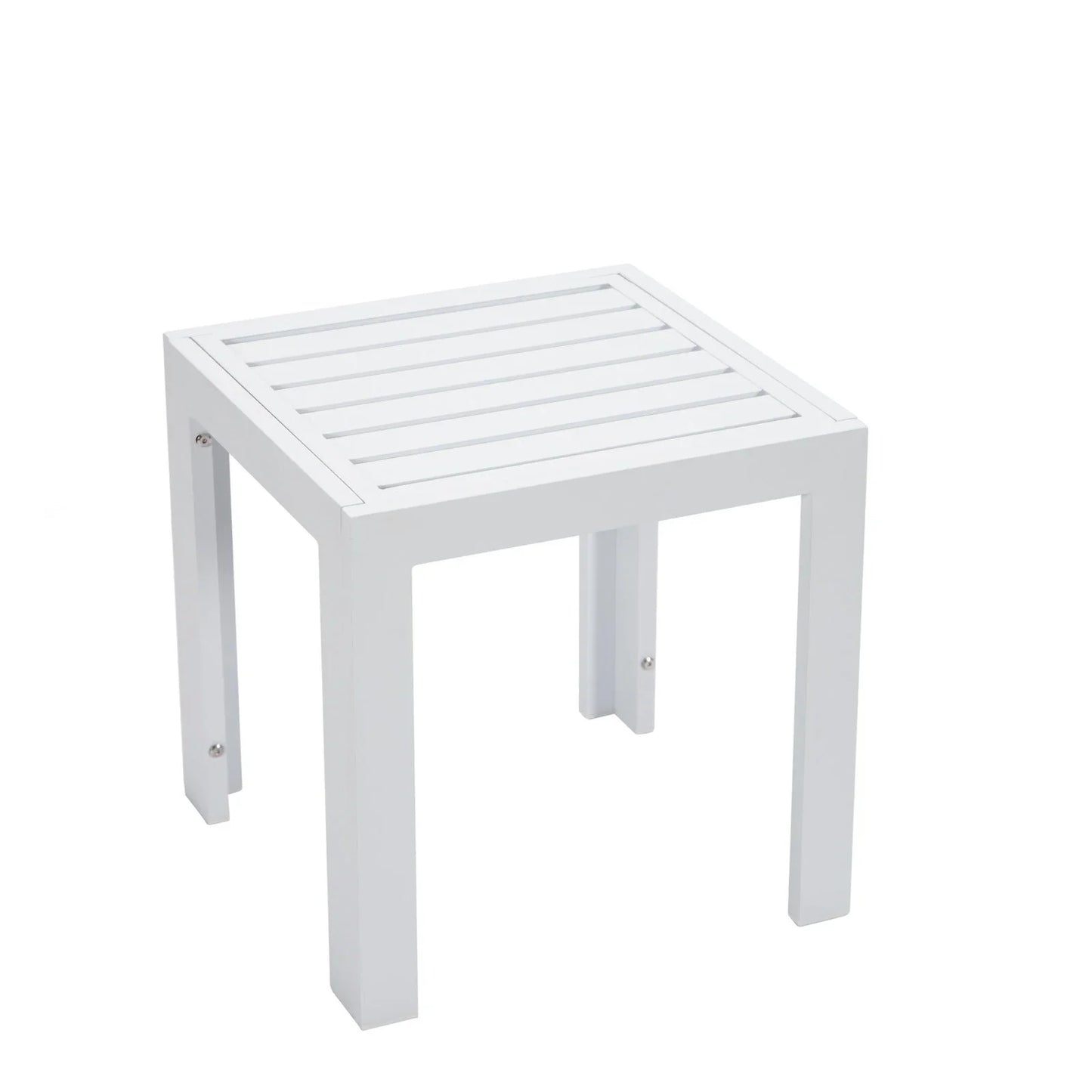 Chelsea Modern Aluminum Patio Side Table - Elax Furniture