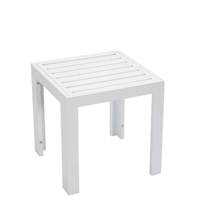 Chelsea Modern Aluminum Patio Side Table - Elax Furniture