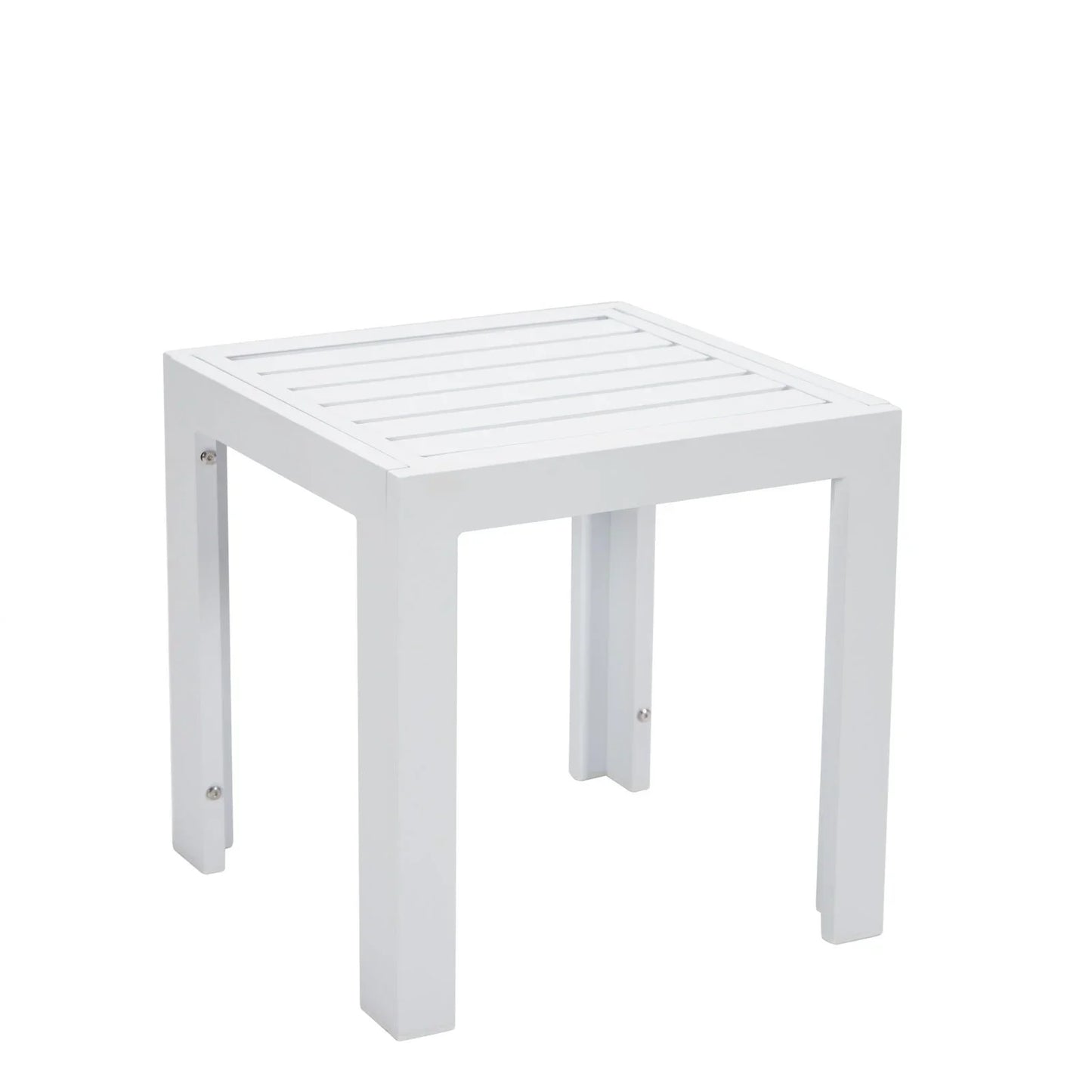 Chelsea Modern Aluminum Patio Side Table - Elax Furniture