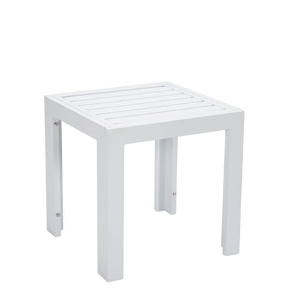 Chelsea Modern Aluminum Patio Side Table - Elax Furniture