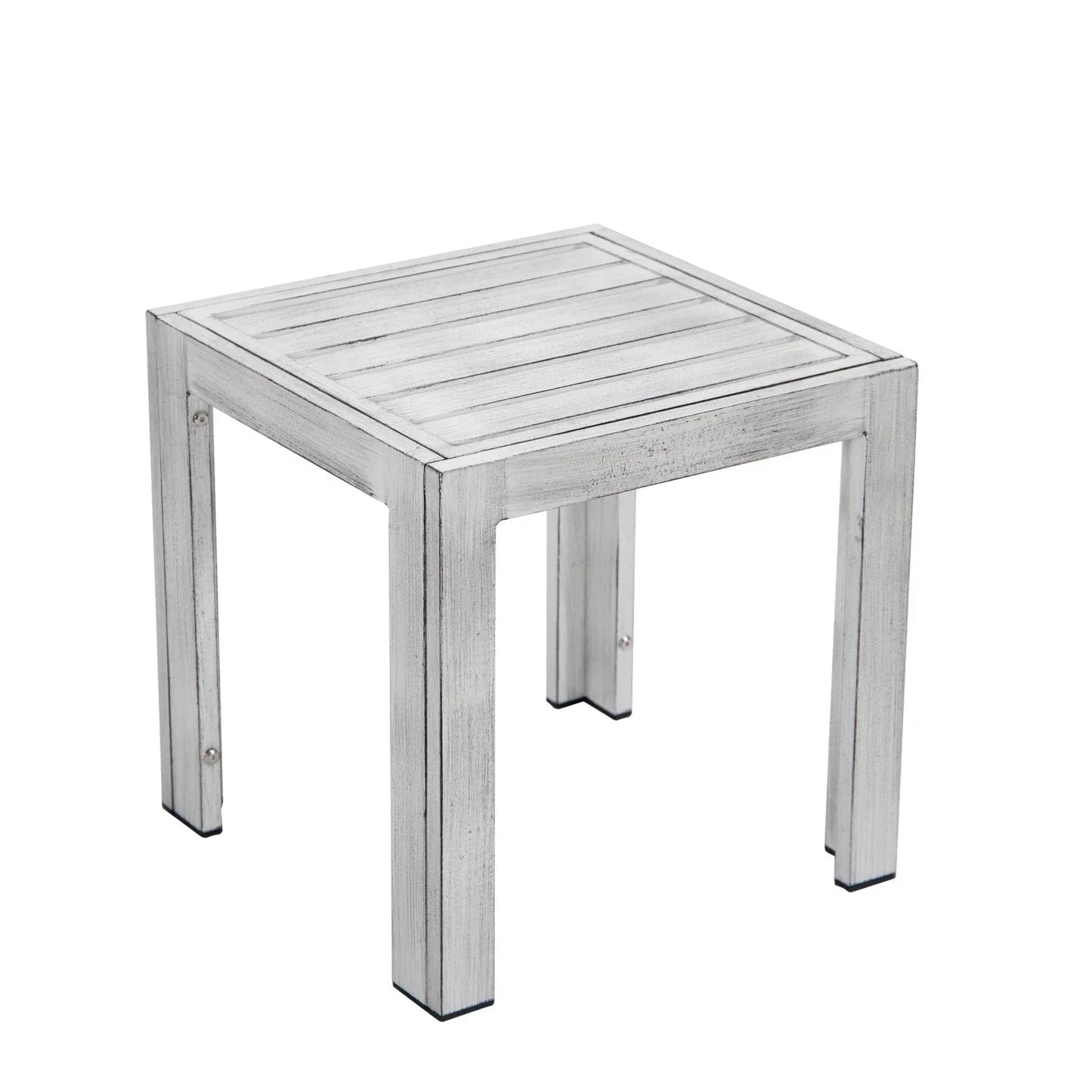 Chelsea Modern Aluminum Patio Side Table - Elax Furniture