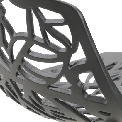 Devon Modern Aluminum Bar Stool with Backrest and Powder-Coated Legs Set of 2 - Elax Furniture