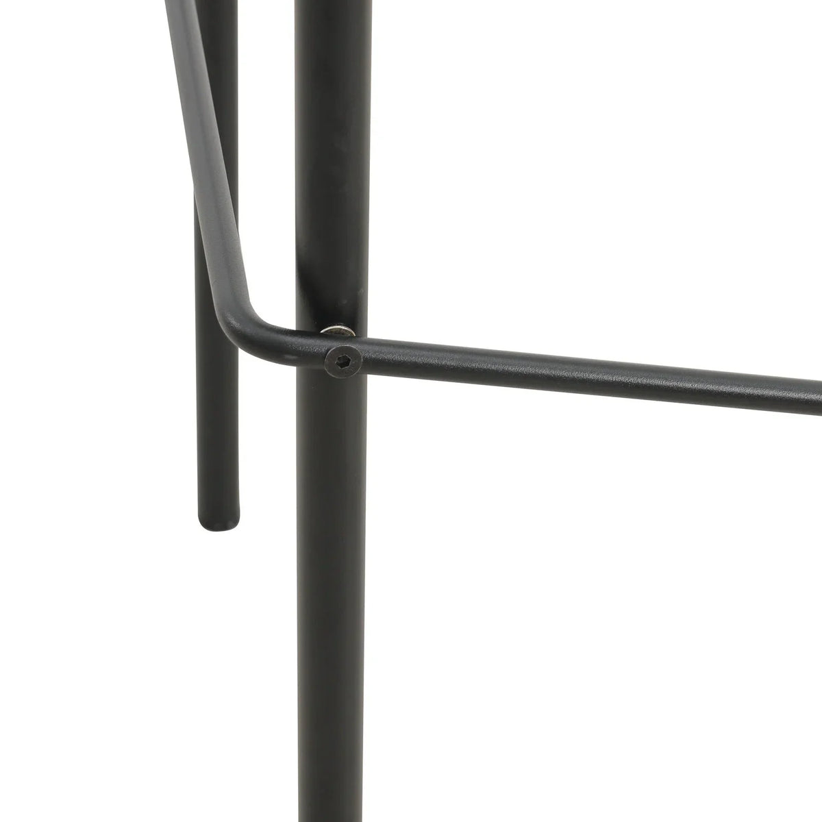Devon Aluminum Indoor Outdoor Bar Stool with Powder Coated Frame and Footrest - Elax Furniture