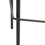 Devon Aluminum Indoor Outdoor Bar Stool with Powder Coated Frame and Footrest - Elax Furniture