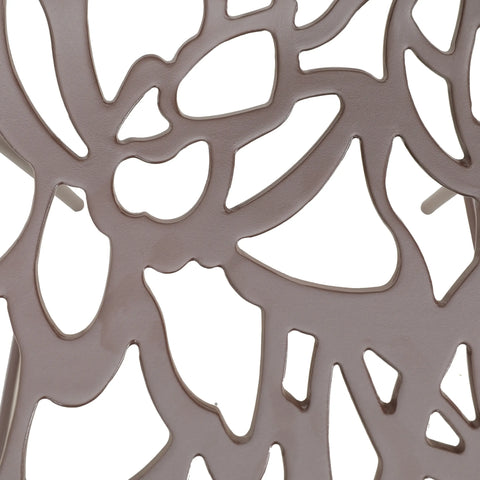 Devon Modern Aluminum Bar Stool with Backrest and Powder-Coated Legs Set of 2