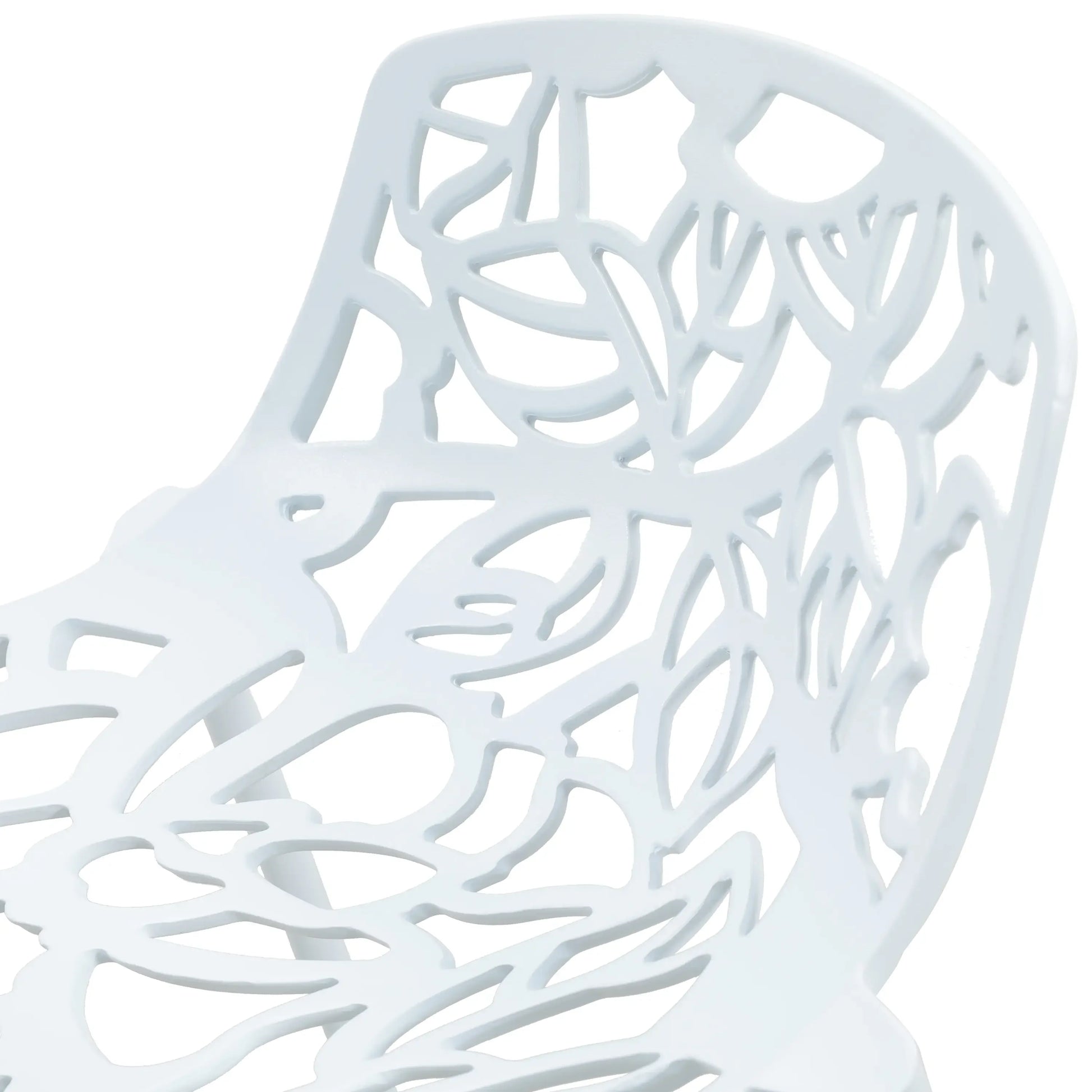 Devon Modern Aluminum Bar Stool with Backrest and Powder-Coated Legs Set of 2 - Elax Furniture