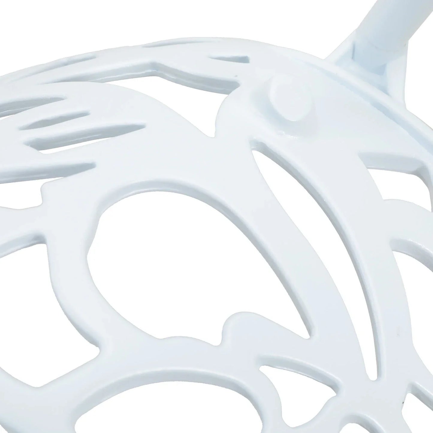 Devon Aluminum Indoor Outdoor Bar Stool with Powder Coated Frame and Footrest - Elax Furniture