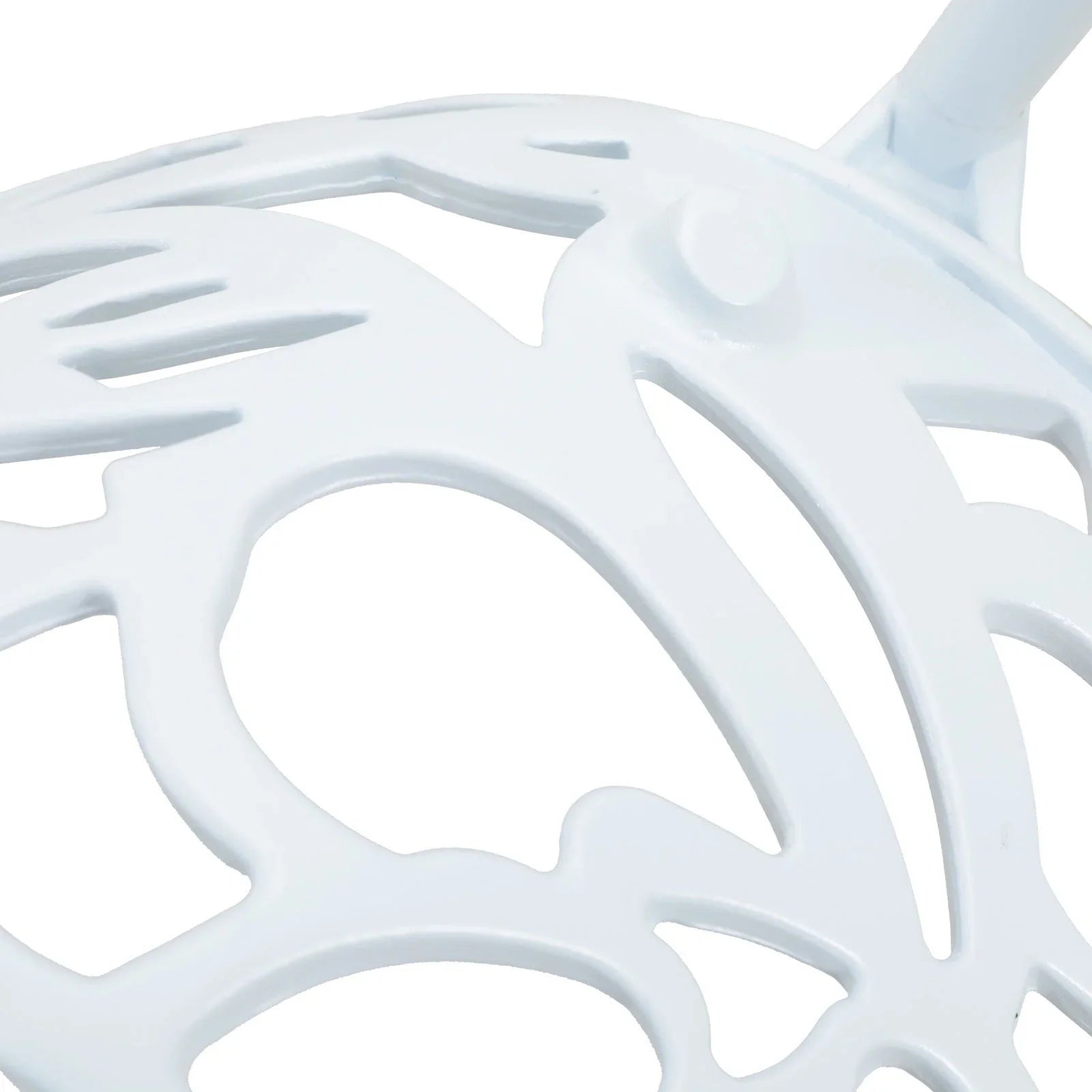 Devon Aluminum Indoor Outdoor Bar Stool with Powder Coated Frame and Footrest - Elax Furniture