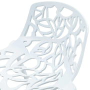 Devon Aluminum Indoor Outdoor Bar Stool with Powder Coated Frame and Footrest - Elax Furniture