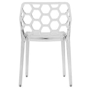 Dynamic Modern Honeycomb Design Dining Side Chair - Elax Furniture