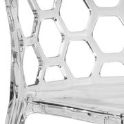 Dynamic Modern Honeycomb Design Dining Side Chair - Elax Furniture