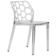 Dynamic Modern Honeycomb Design Dining Side Chair - Elax Furniture