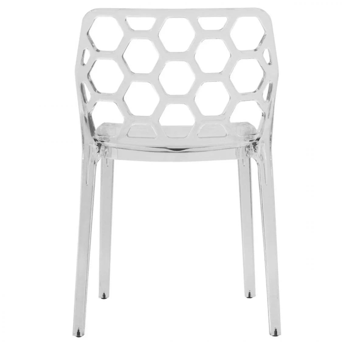 Dynamic Modern Honeycomb Design Dining Side Chair - Elax Furniture