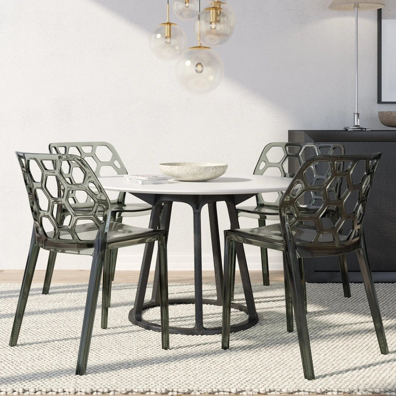 Modern Dynamic Dining Chair Set of 4 - Elax Furniture