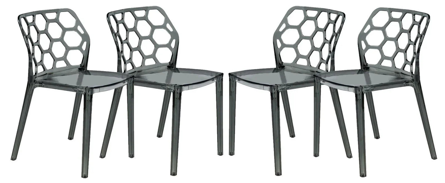Modern Dynamic Dining Chair Set of 4 - Elax Furniture