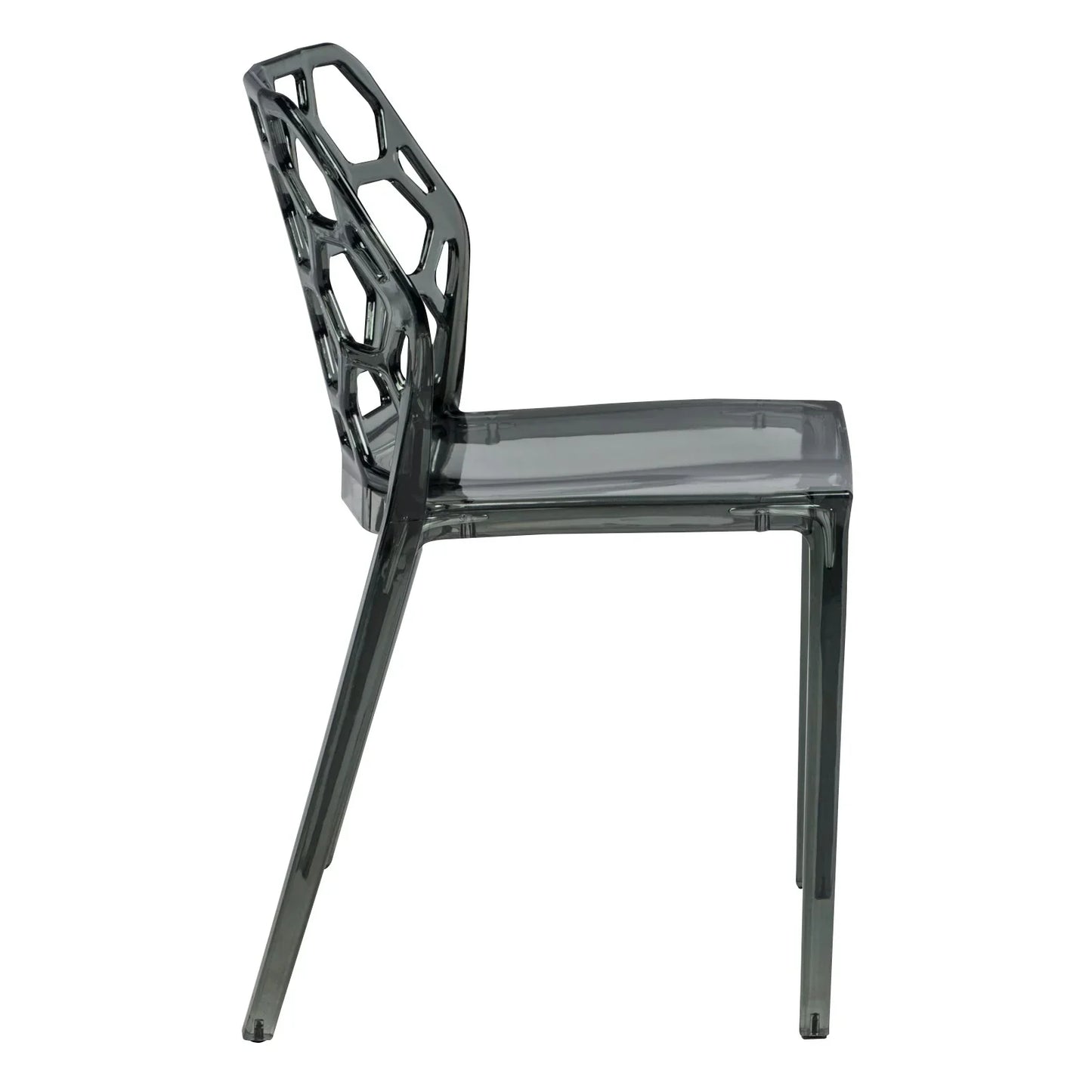 Dynamic Modern Honeycomb Design Dining Side Chair - Elax Furniture