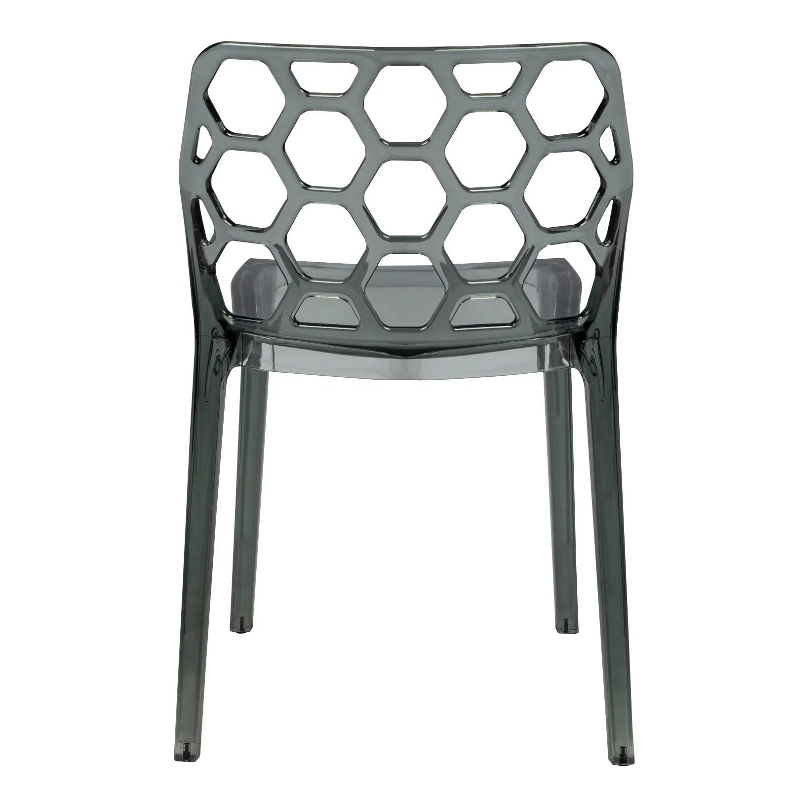 Dynamic Modern Honeycomb Design Dining Side Chair - Elax Furniture